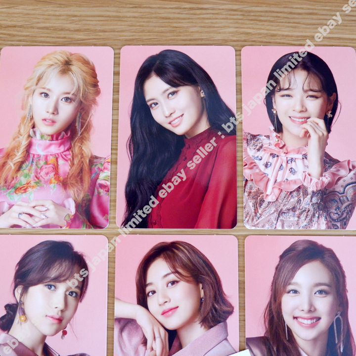 TWICE &TWICE Photocard 9 Set Repackage Official photo SANA NAYEON MOMO Tzuyu