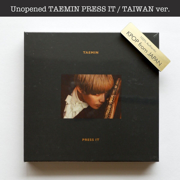 Unopened Taemin PRESS IT TAIWAN B ver. Album SEALED 2016 Shinee