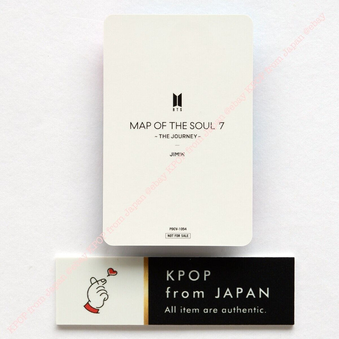 Jimin BTS MAP OF THE SOUL : 7 THE JOURNEY Official UMS Ver. Photocard MOS