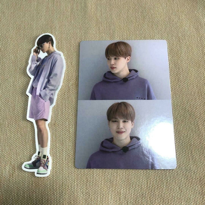 BTS MERCH BOX 3 ROOM DIY KIT JIMIN Official Photocard + Sticker set Photo card