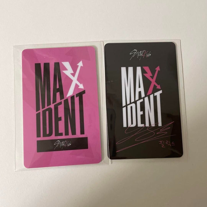 Stray Kids Felix MAXIDENT Lucky Draw PVC 2 Photocard MANIAC Especial de Seúl 