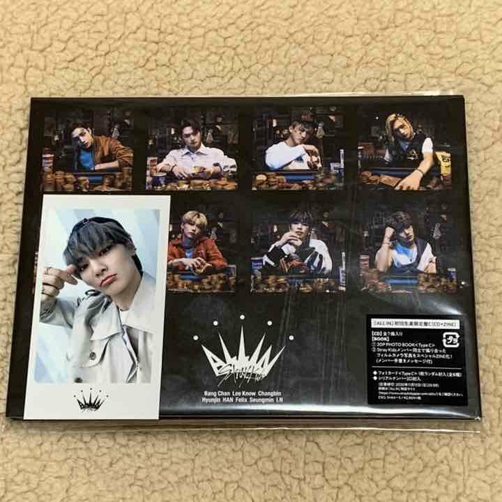 STRAY KIDS ALL IN First Press Limited C Ver. + I.N C Ver. Photo card PC