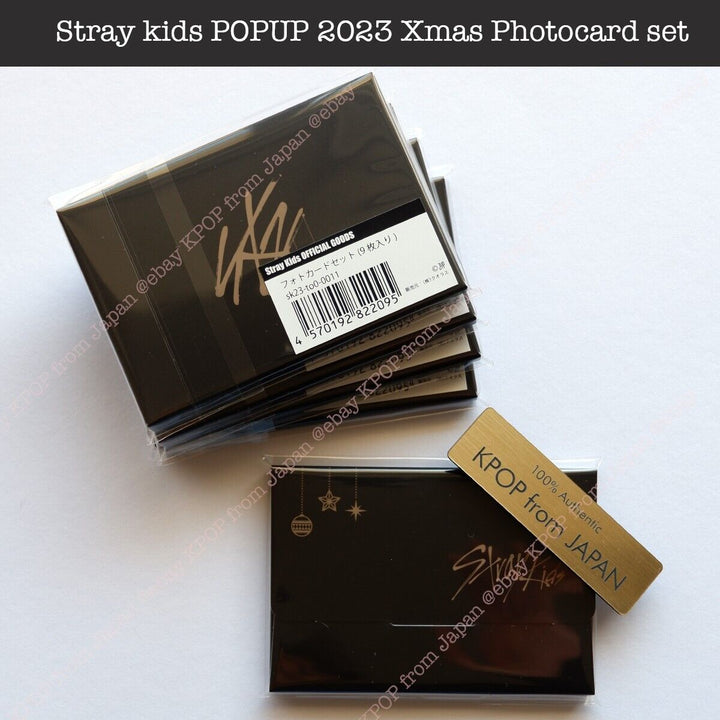 Stray kids Xmas POPUP STORE 2023 Official Photocard set MD JAPAN