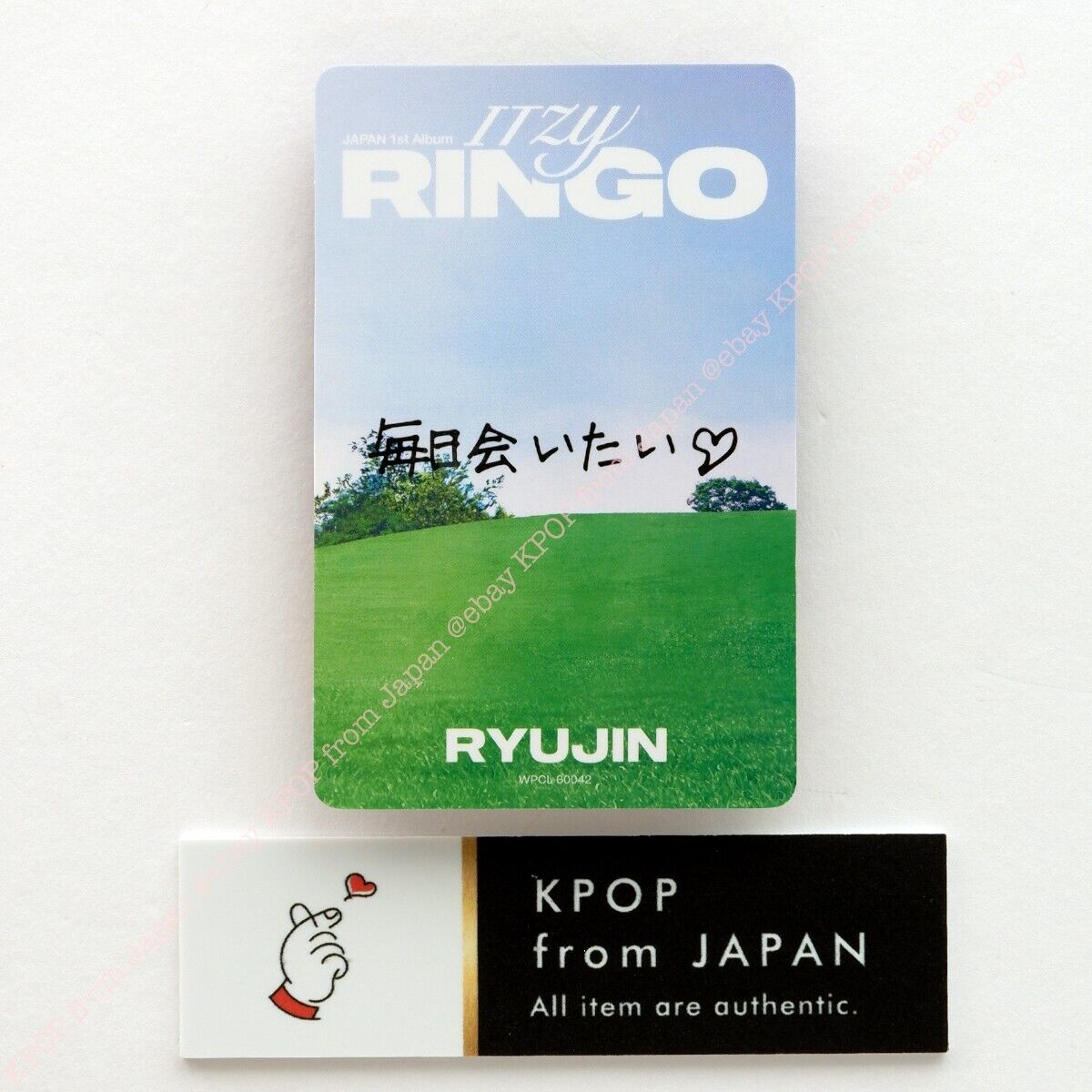 RYUJIN ITZY RINGO MIDZY JAPAN ver. CD + Photocard set 3Photocards JPFC –  world-store