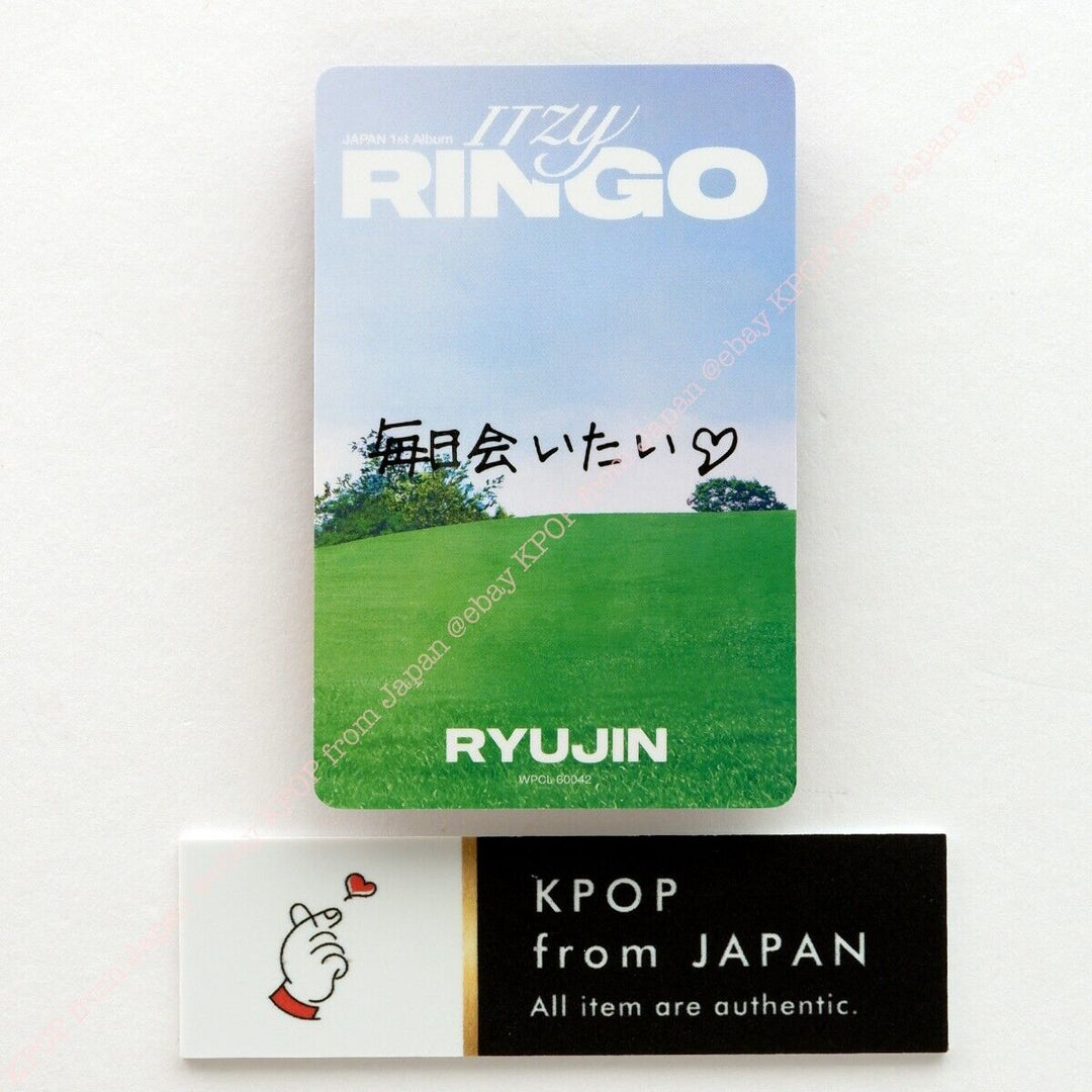 RYUJIN ITZY RINGO MIDZY JAPAN ver. CD + Photocard set 3Photocards JPFC Album