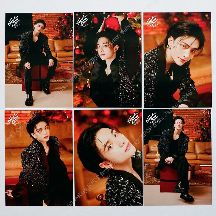 Hyunjin Stray kids POPUP 2023 Xmas Official photocard set of 6 POP UP