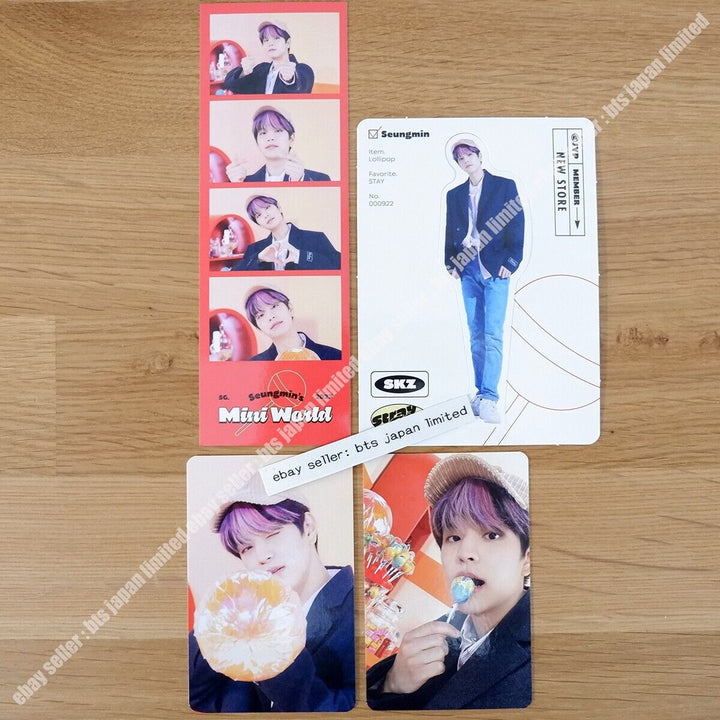 Conjunto de tarjetas fotográficas de felicitación de la temporada Mini World 2023 de Seungmin Stray Kids SKZ SKZ 