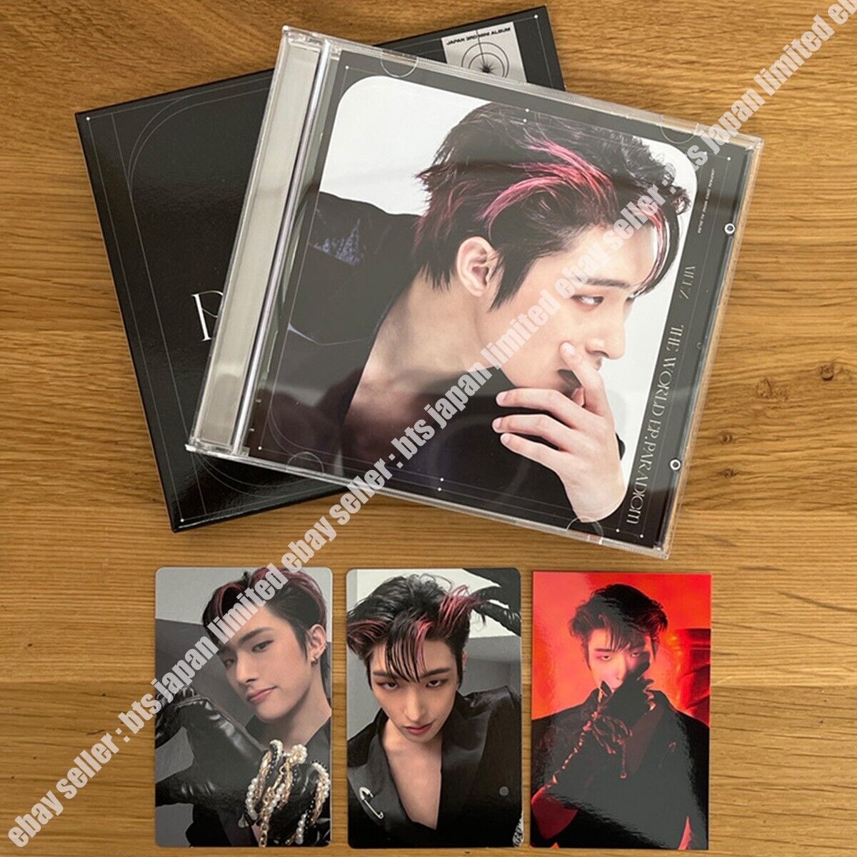 Ateez Wooyoung Paradigm Solo Version Album + 2 store Solo Ver PCs + 2 POB PCs