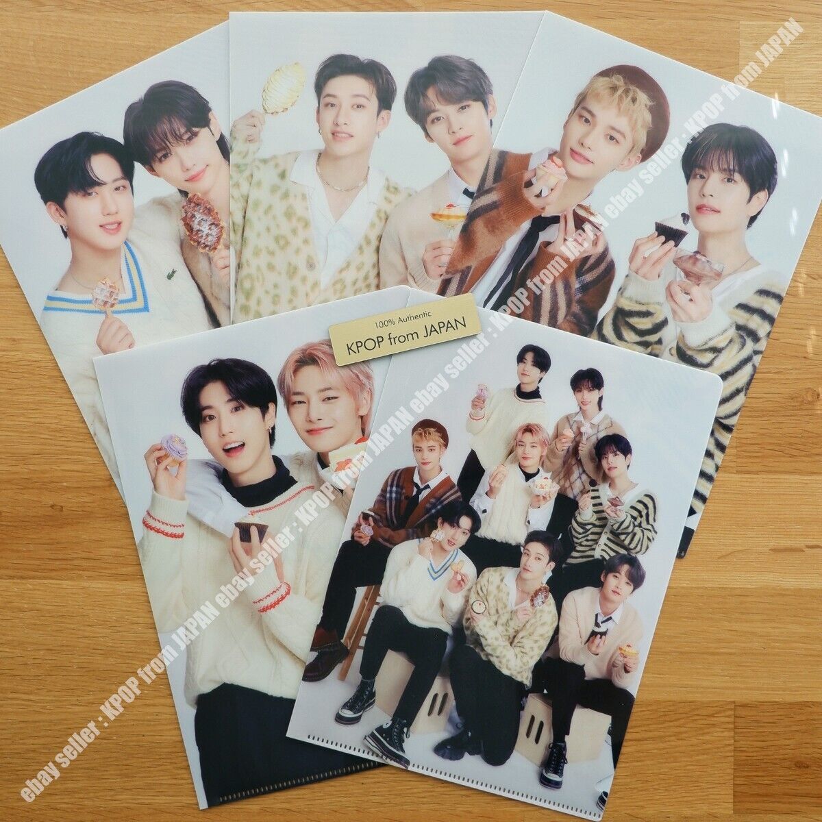 Stray Kids Family mart clear file 5pcs set Felix Lee Know Hyunjin Han –  world-store