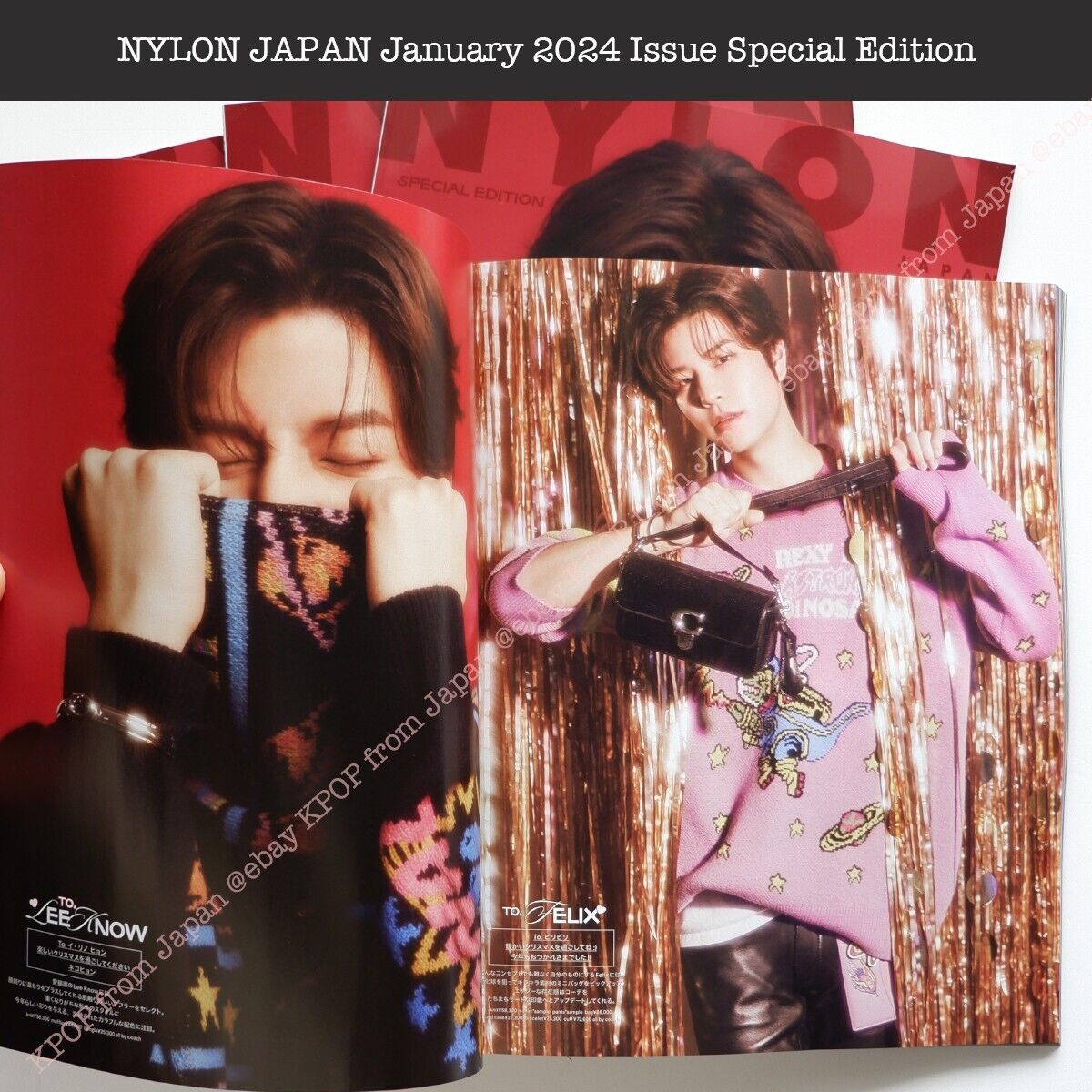 NYLON Seungmin cover Japan Magazine Photocard 2024 SPECIAL EDITION Str –  world-store