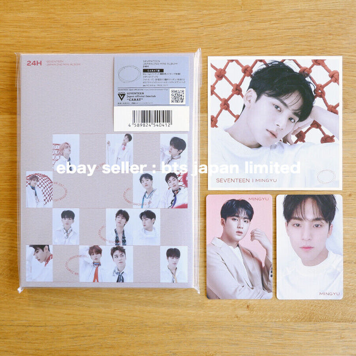 SEVENTEEN MINGYU 24H CLUB DE FANS OFICIAL CARAT ver. + TARJETA DE FOTO HMV 3 