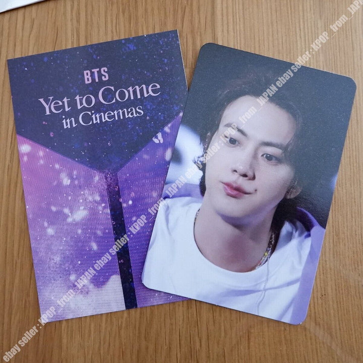 JIN BTS Yet to Come in cinemas Official Ticket Holder + Photocard cinema