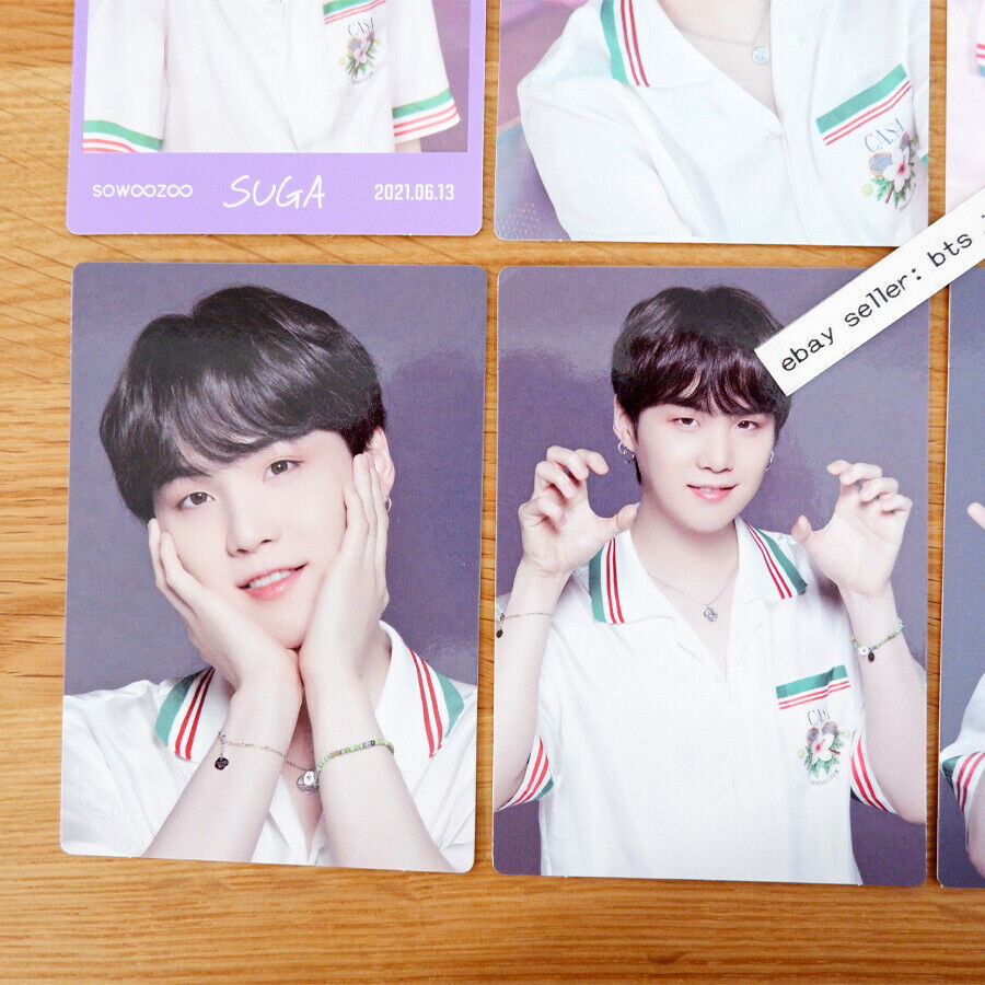 BTS SUGA SOWOOZOO 2021 Official Mini Photo card SET 8card + 1Special 9pcs