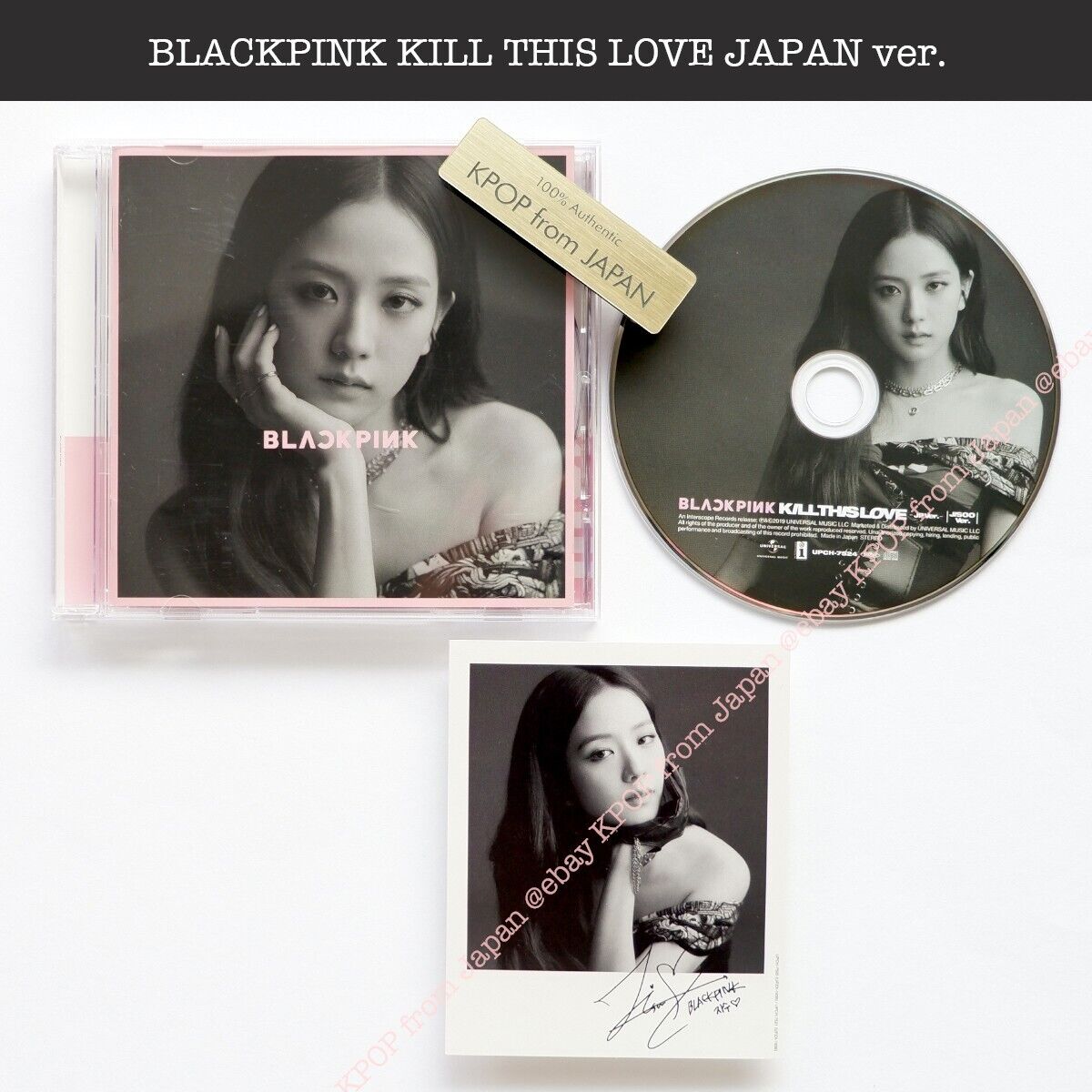 JISOO BLACKPINK KILL THIS LOVE JP version CD + Official photocard JAPA –  world-store