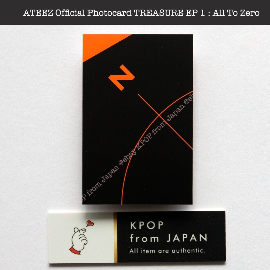 HONG JOONG ATEEZ TREASURE EP 1 : All To Zero ver. Album + Photocard set