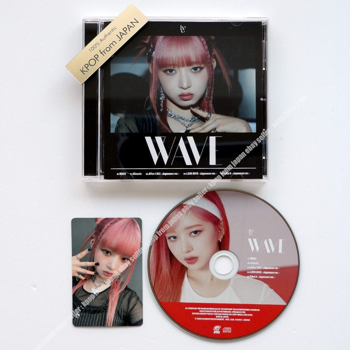 REI IVE WAVE DIVE ver. Set 1CD + 1 Uds. Photocard álbum japonés CD FC fan club 