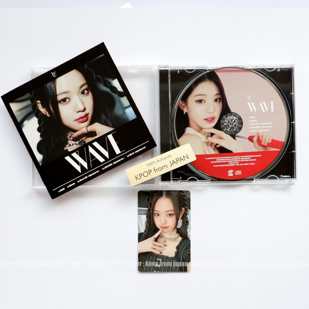 WONYOUNG IVE WAVE DIVE ver. set 1CD + 1pcs Photocard Japan album CD FC fan club