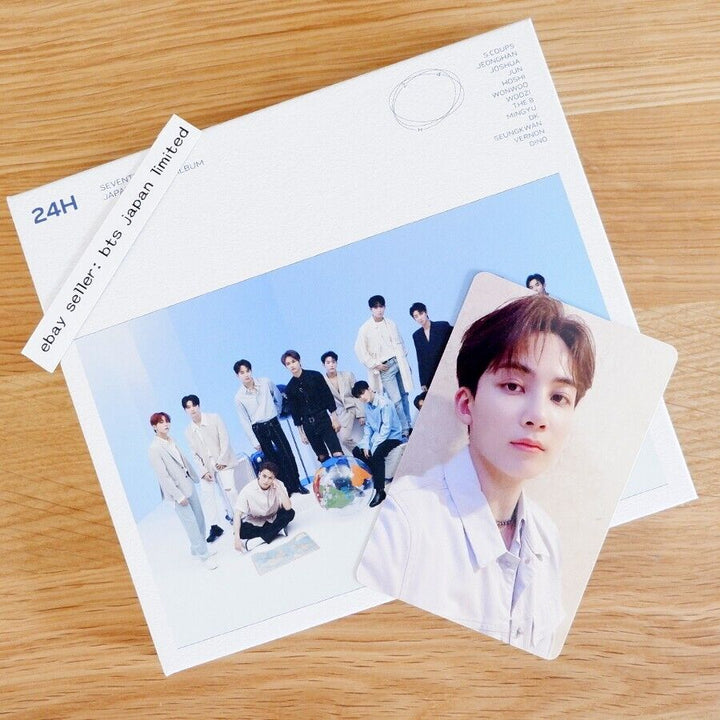 SEVENTEEN JEONGHAN 24H Edición limitada A Ver. CD + Tarjeta fotográfica + Alquiler de libros 