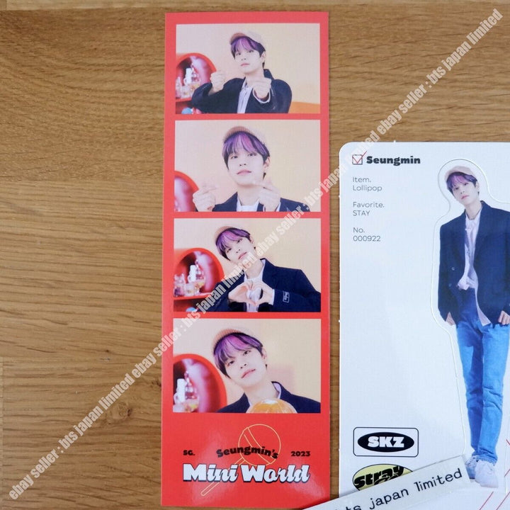 Conjunto de tarjetas fotográficas de felicitación de la temporada Mini World 2023 de Seungmin Stray Kids SKZ SKZ 