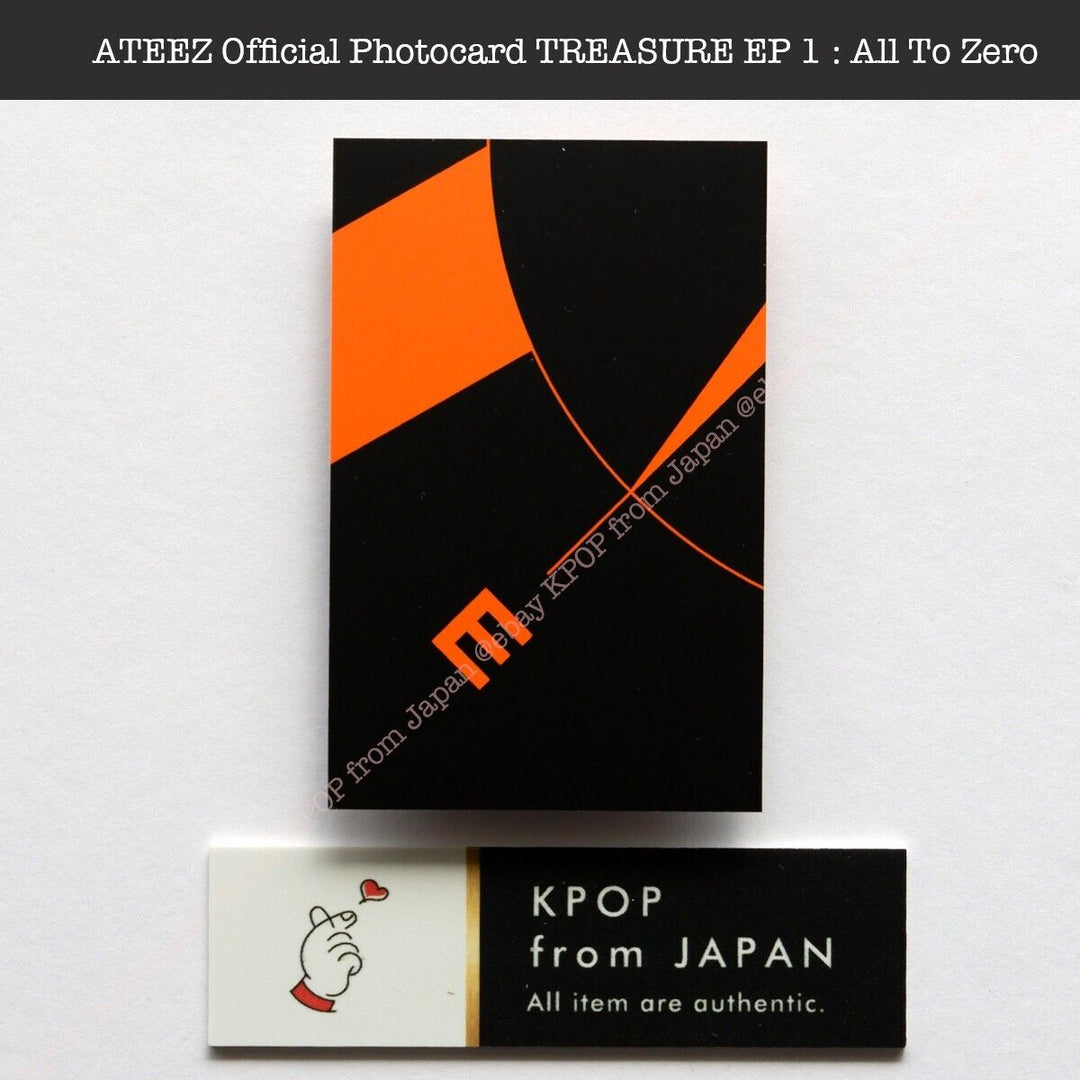 MINGI ATEEZ TREASURE EP 1 : All To Zero ver. Album + Photocard set