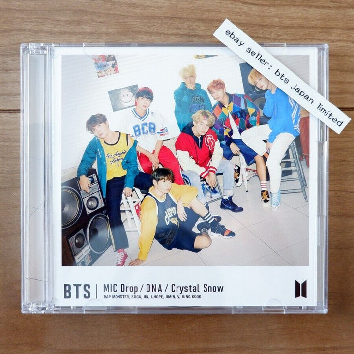 BTS MIC Drop DNA Crystal Snow A B C ver. 4 CD DVD Official Photo Set with BOX