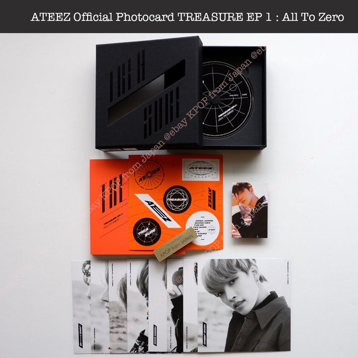 YUNHO ATEEZ TREASURE EP 1 : All To Zero ver. Album + Photocard set