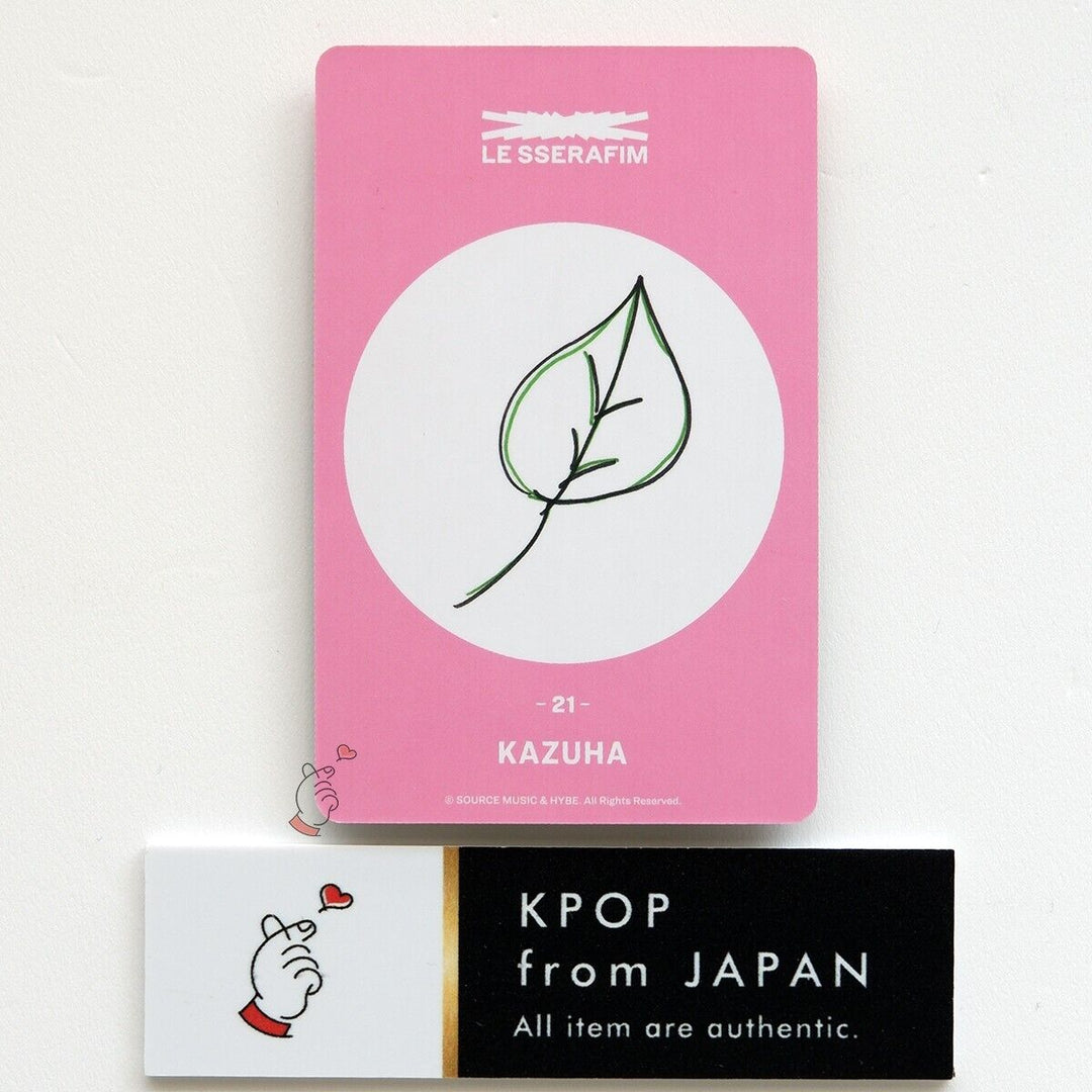 Kazuha LE SSERAFIM FEARLESS Weverse japan photocard Complete set LESSERAFIM