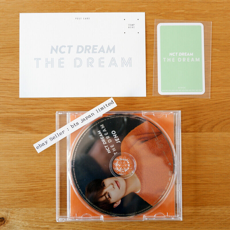 NCT DREAM OFICIAL The Dream JENO CD + Tarjeta postal + Set de tarjetas fotográficas NCTDREAM 