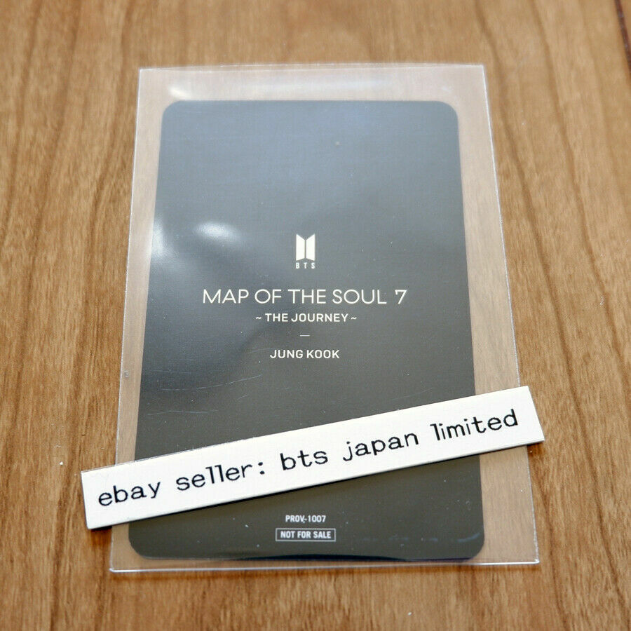 BTS MAP OF THE SOUL : 7 THE JOURNEY JAPAN OFFICIAL FANCLUB PHOTO CARD jungkook