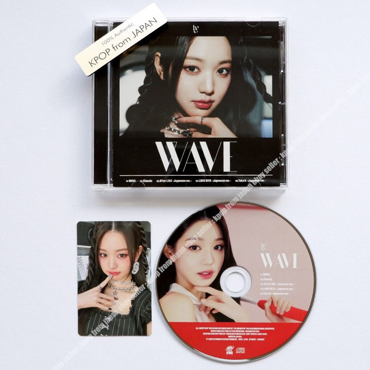 WONYOUNG IVE WAVE DIVE ver. set 1CD + 1pcs Photocard Japan album CD FC fan club