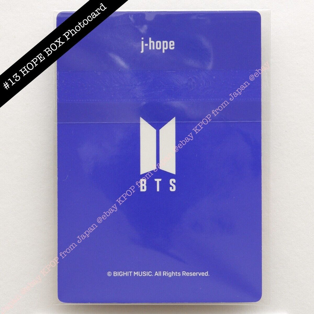 J-HOPE MERCH BOX #13 HOPE BOX Official photocard ARMY Membership: Merch Pack