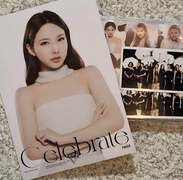 TWICE Celebrate NAYEON ONCE JAPAN ver. + Official Postcard + 2 Photocards