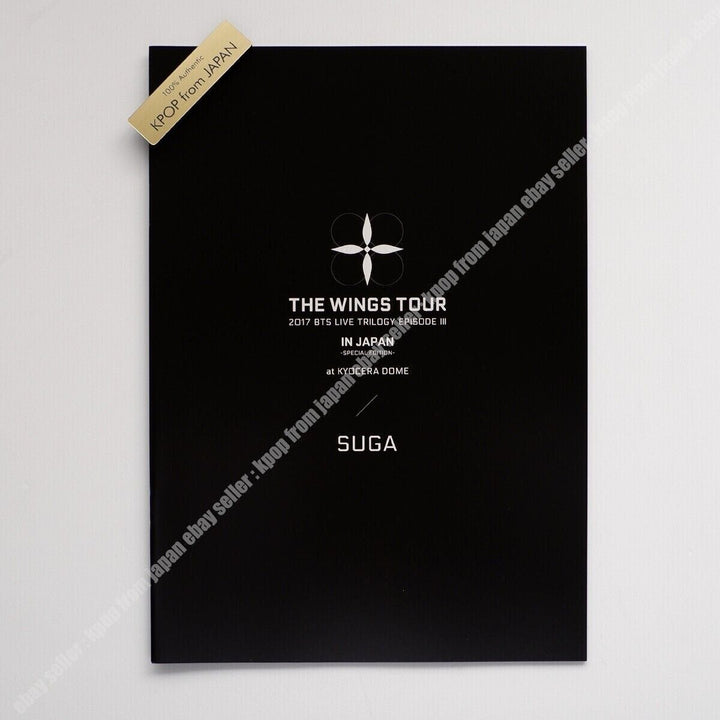 SUGA BTS 2017 THE WINGS TOUR + 2019 LYS SYS TOUR Japan edition Photobook set