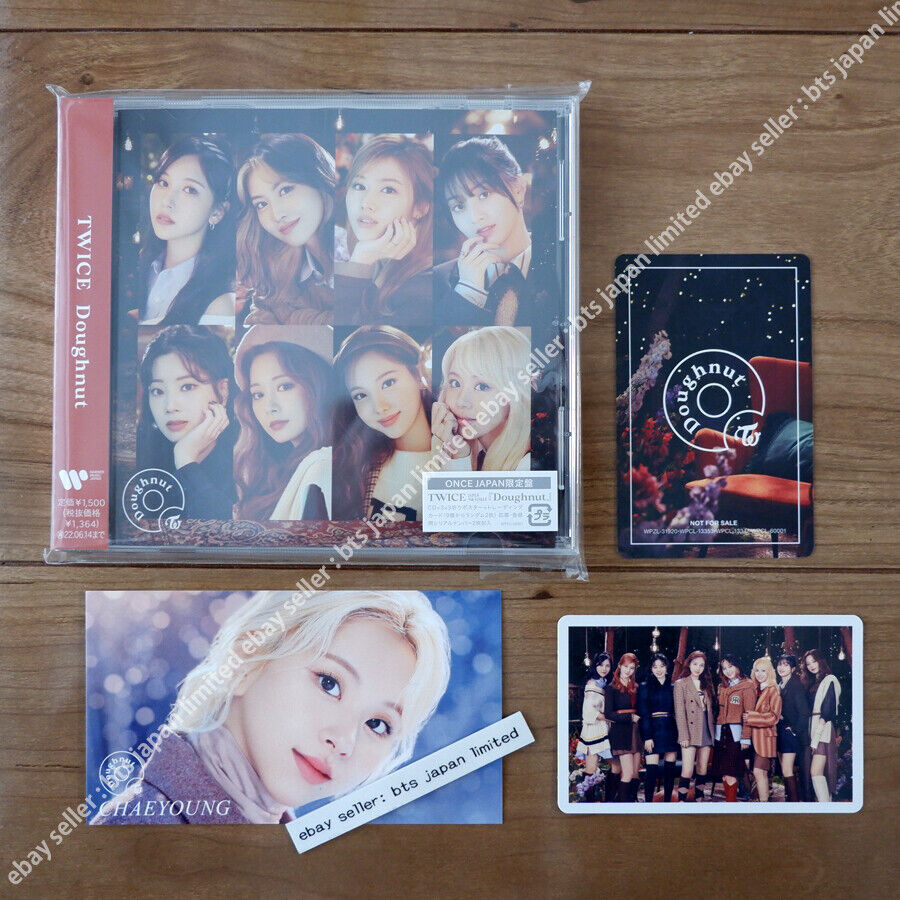 TWICE Chaeyoung Doughnut Official ONCE ver. + ONCE sticker + 2Photocard + Poster