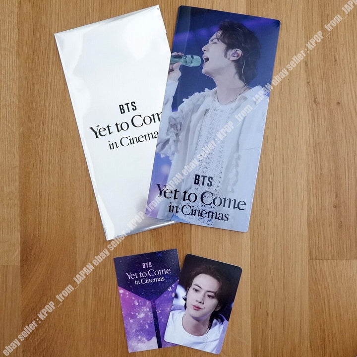 JIN BTS Yet to Come in cinemas Official Ticket Holder + Photocard cinema