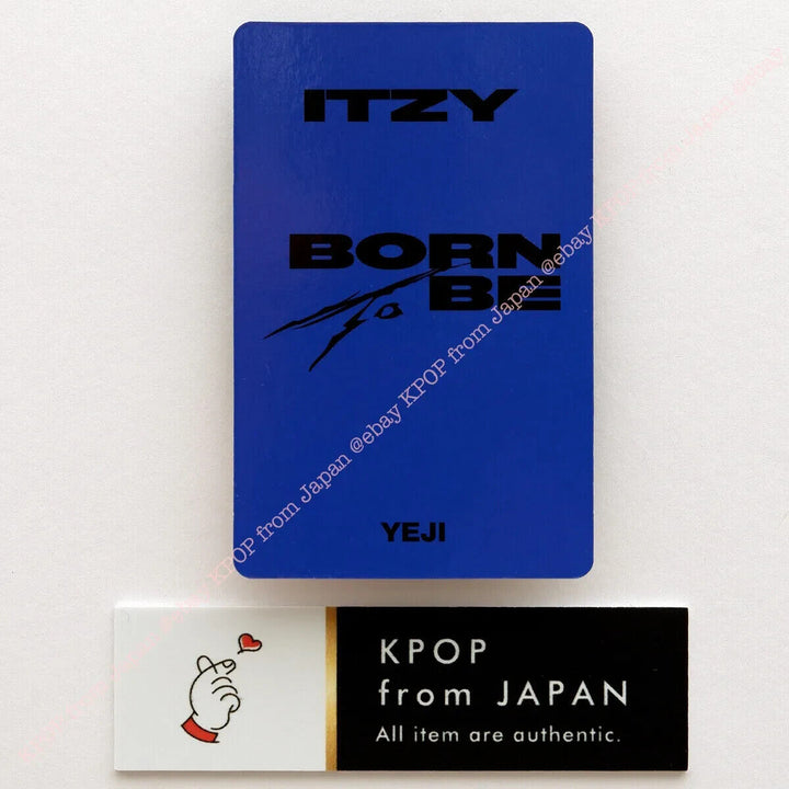 YEJI ITZY BORN TO BE Limited ver. Unopened + MIZDY JAPAN FC Photocard set