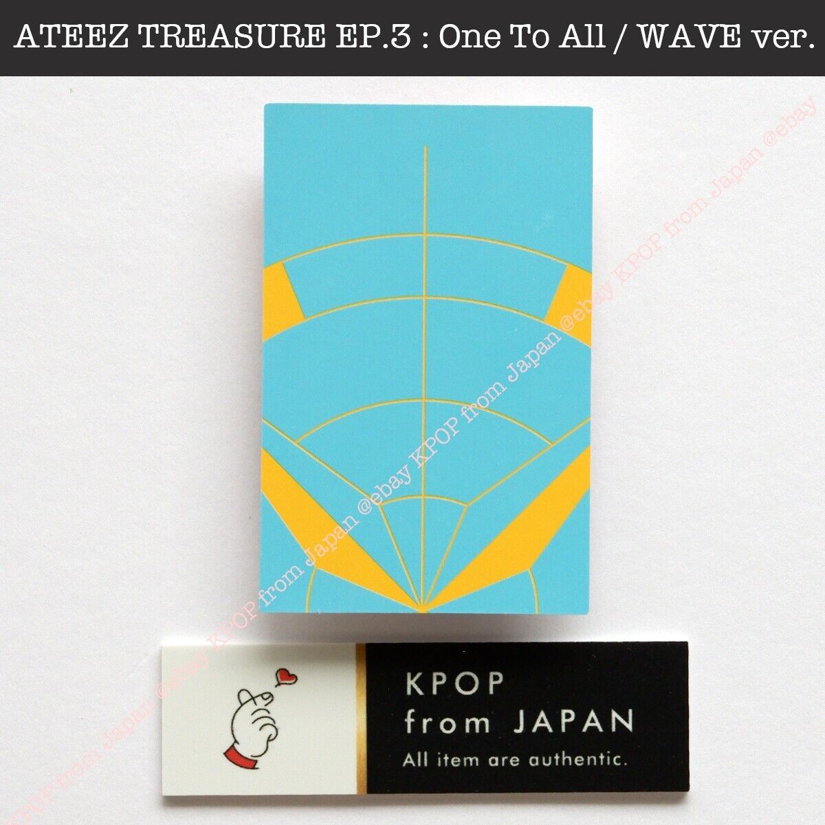 Seong Hwa ATEEZ TREASURE EP.3 : One To All / WAVE ver. Album + Photocard set