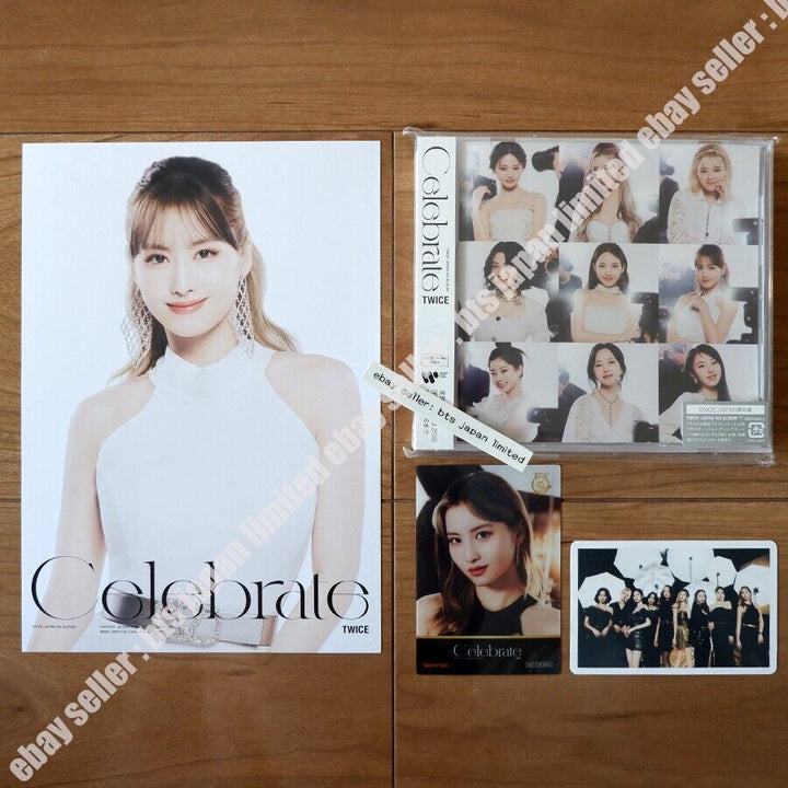 TWICE Celebrate MOMO ONCE ver. CD + 1 Post card + 2 Photo cards set