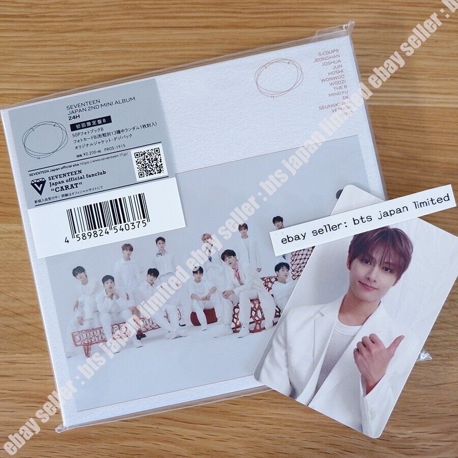 SEVENTEEN JUN 24H Limited Edition B Ver. CD + Photocard + Book let Pho –  world-store