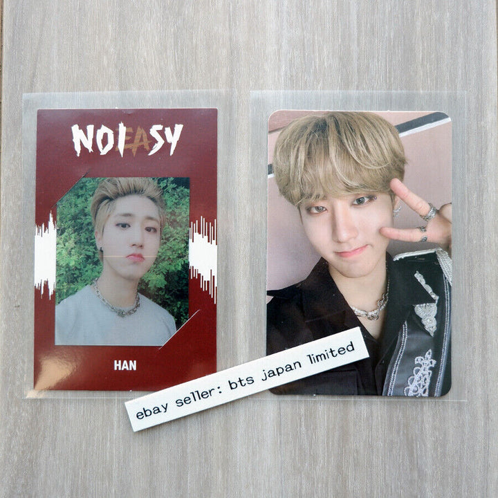 Stray Kids Han NOEASY Jewel case Juego de tarjetas fotográficas oficiales Marco Tarjeta fotográfica 