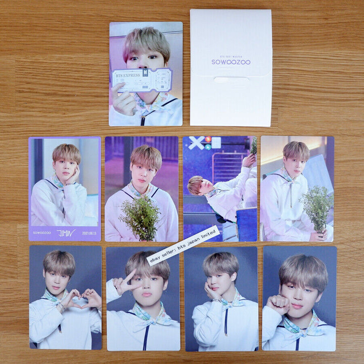 BTS Jimin SOWOOZOO 2021 Official Mini Photo card SET 8card + 1Special 9pcs