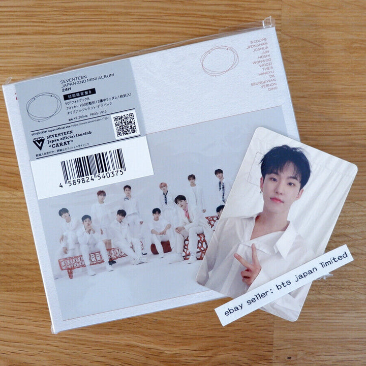 SEVENTEEN HOSHI 24H Limited Edition B Ver. CD + Photocard + Book let Photo card