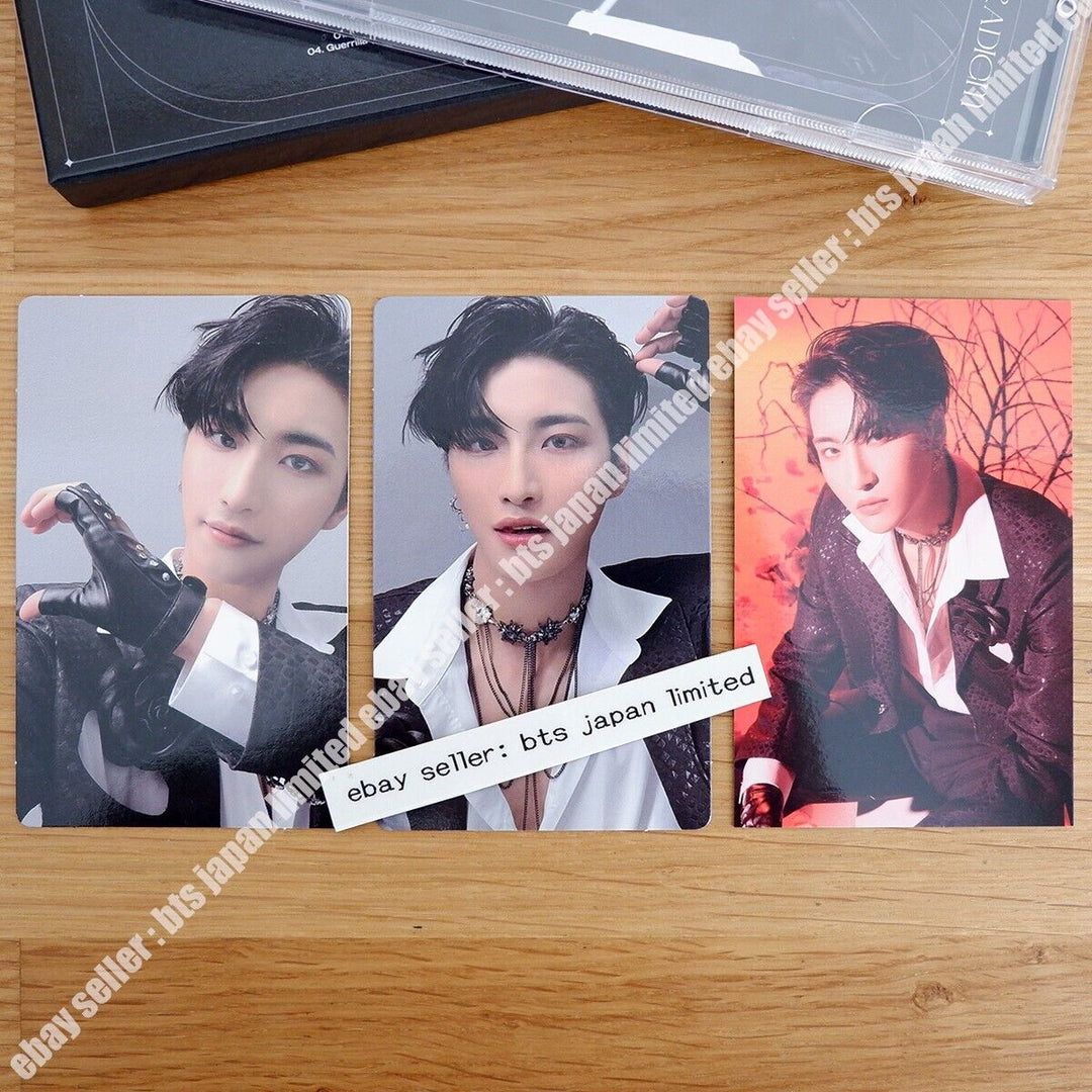 ATEEZ SEONGHWA THE WORLD EP . PARADIGM Photocard 2 Solo ver. + Tower records POB