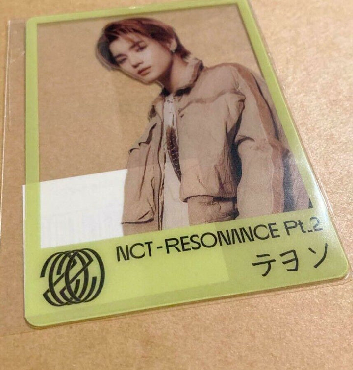 NCT2020 RESONANCE pt.2 Taeyong Japan Official Benefit Clear Photo Card mu-mo