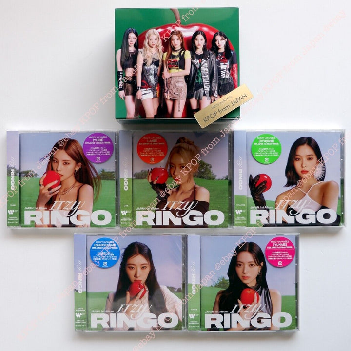 ITZY RINGO MIDZY JAPAN ver. 5CD + CAJA limitada Juego completo Álbum JPFC 