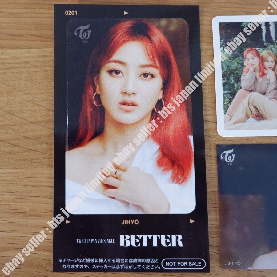 DOS VECES JIHYO "MEJOR" UNA VEZ ver. + Etiqueta IC + Postal + Tarjeta de 2 fotos 