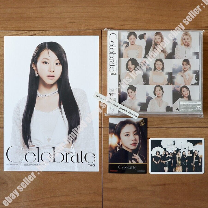 TWICE Celebrate CHAEYOUNG ONCE ver. CD + 1 Post card + 2 Photo cards set