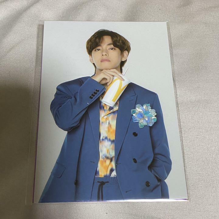 BTS V TAEHYUNG McDonalds Japan FC Official Photo Card Photocard PC Fan club V