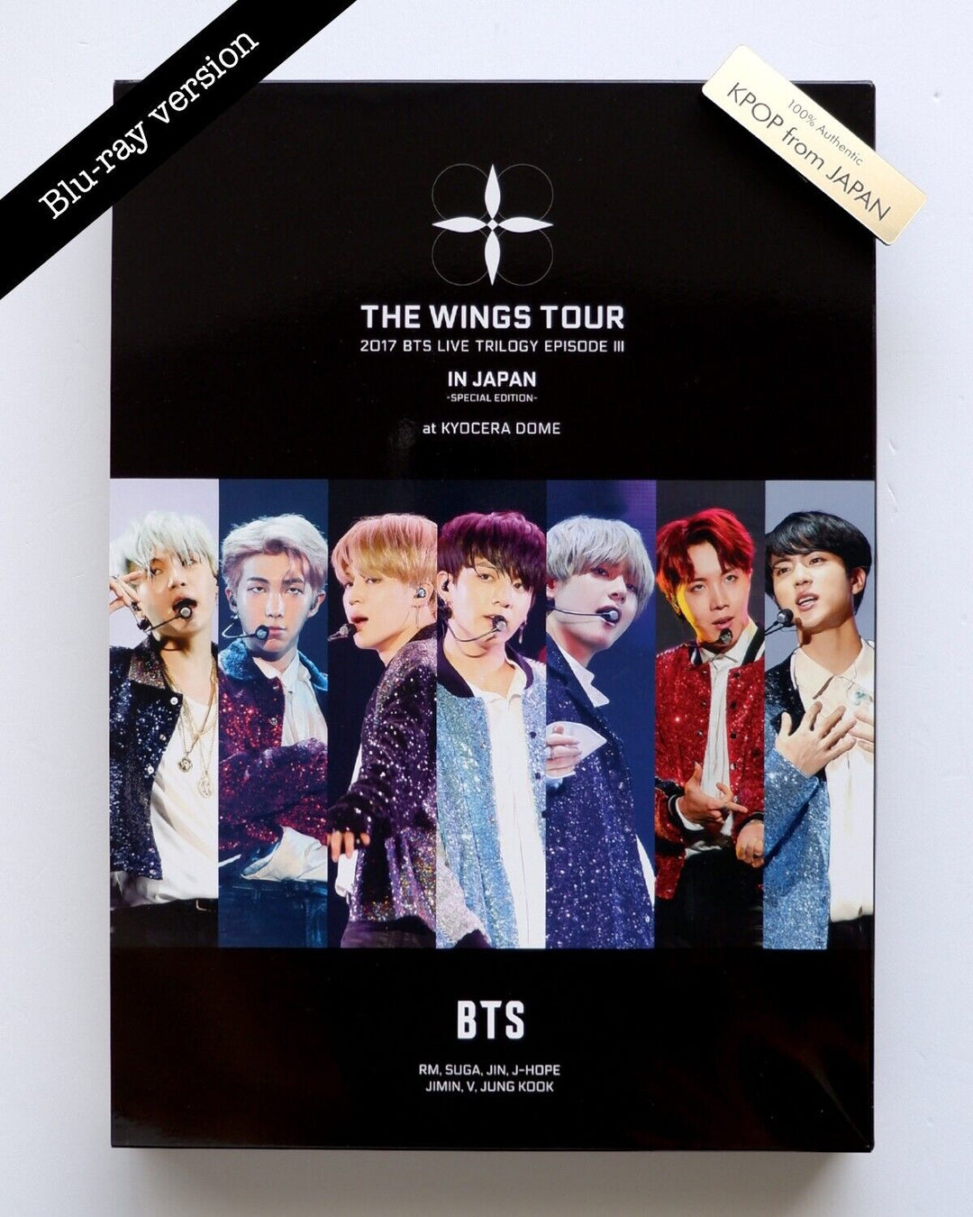 BTS 2017 LIVE TRILOGY EPISODE III THE WINGS TOUR Japan Blu ray ver. 7photobooks