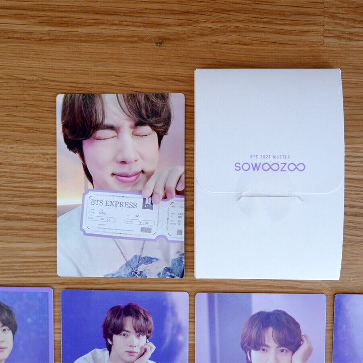 BTS JIN SOWOOZOO 2021 Official Mini Photo card SET 8card + 1Special 9pcs